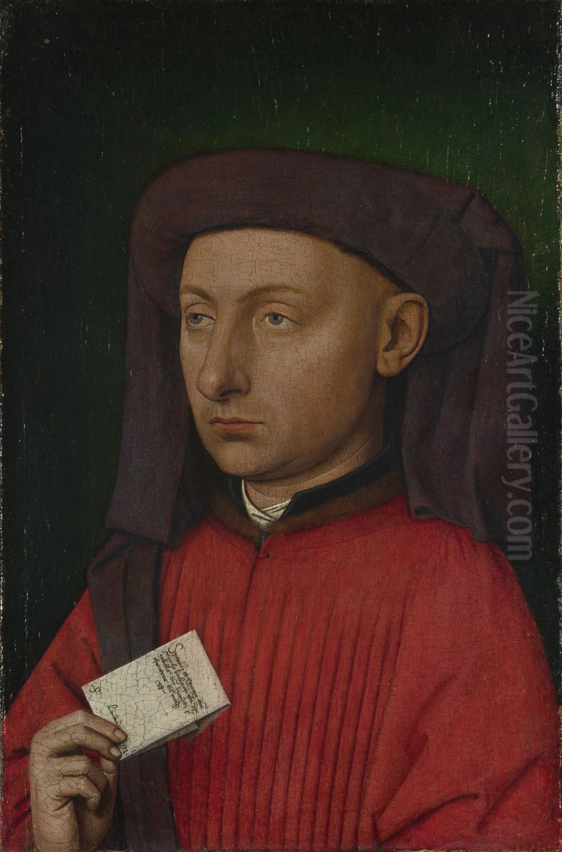 Marco Barbarigo Oil Painting by Jan Van Eyck