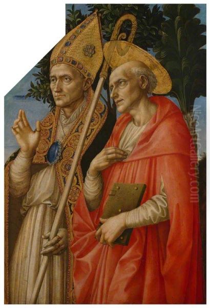 Saints Zeno and Jerome Oil Painting by Pesellino