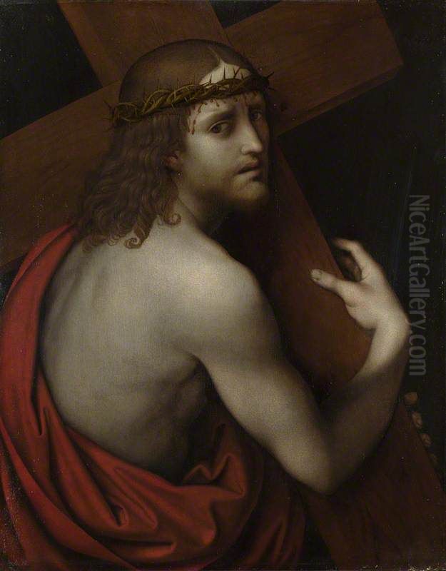 Christ carrying his Cross Oil Painting by Giampietrino