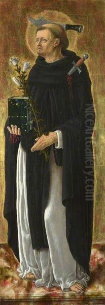 Saint Peter Martyr Oil Painting by Giorgio Schiavone