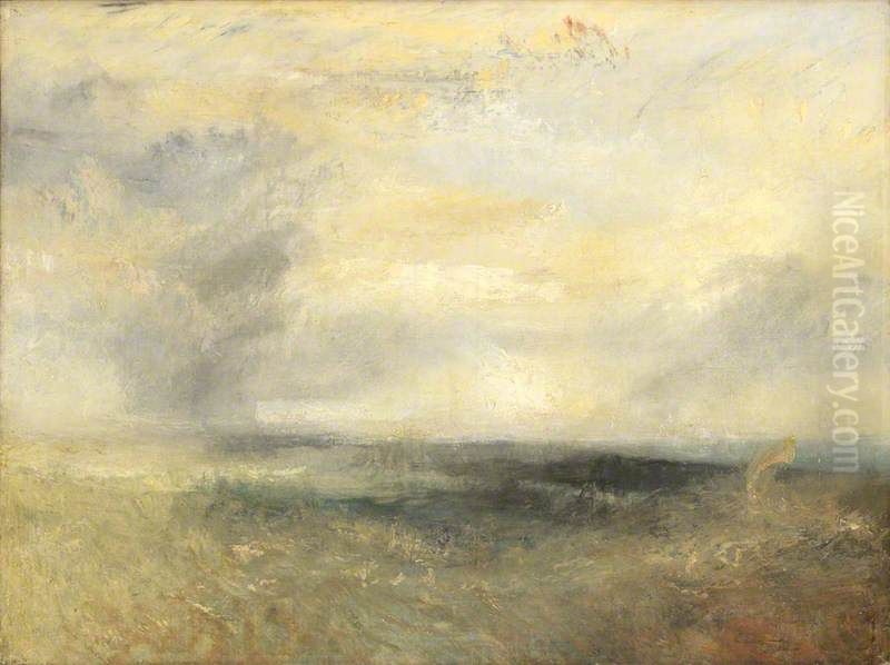 Margate (?), from the Sea Oil Painting by J. M. W. Turner