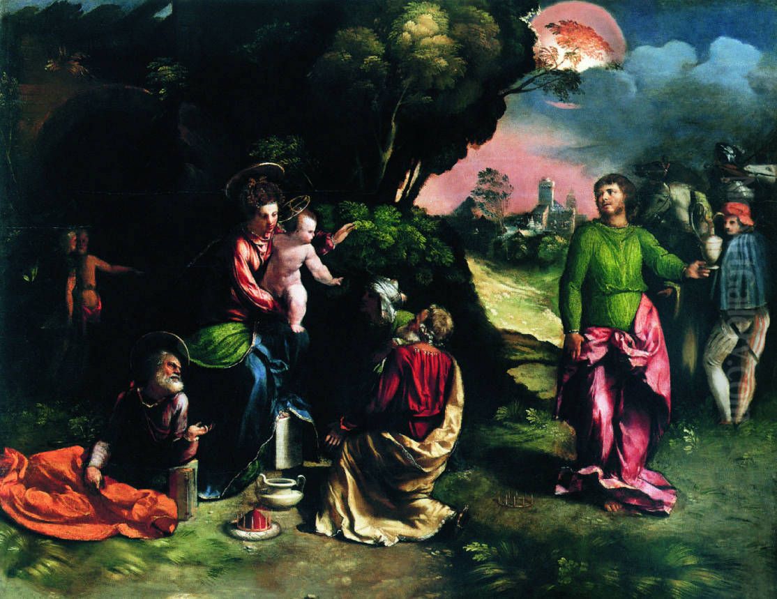 The Adoration of the Kings Oil Painting by Dosso Dossi