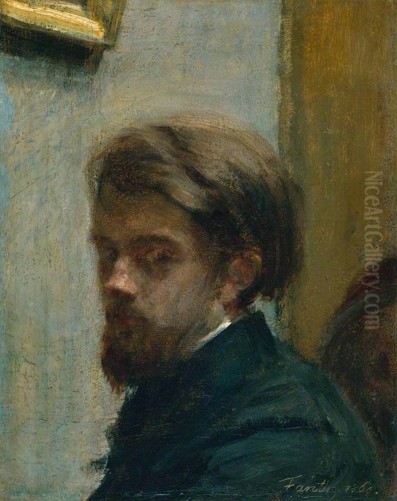 Self-Portrait Oil Painting by Henri Fantin-Latour