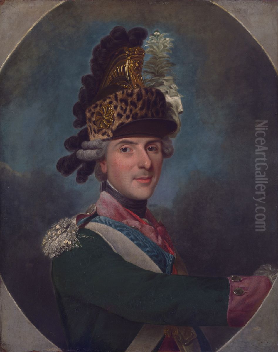 The Dauphin, Louis de France Oil Painting by Alexander Roslin