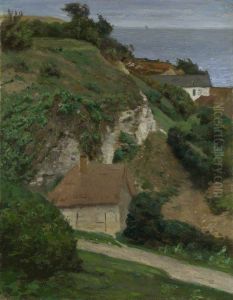 House on the cliffs near Fecamp