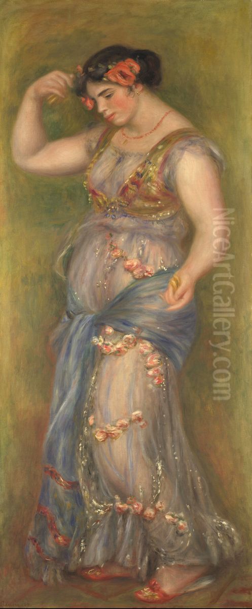 Dancing Girl with Castanets Oil Painting by Pierre Auguste Renoir Dancing Girl with Castanets Oil Painting by Pierre Auguste Renoir