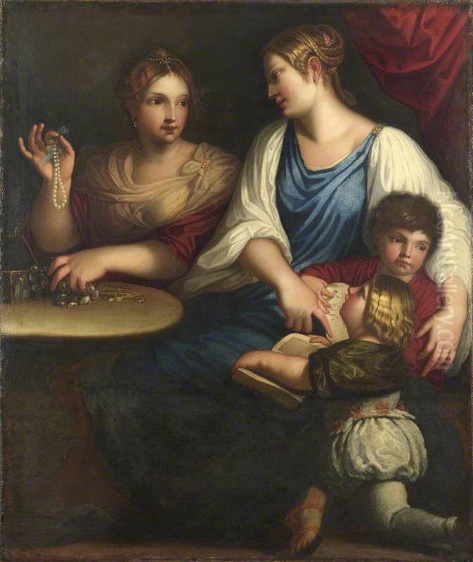 Cornelia and her Sons Oil Painting by Alessandro Varotari