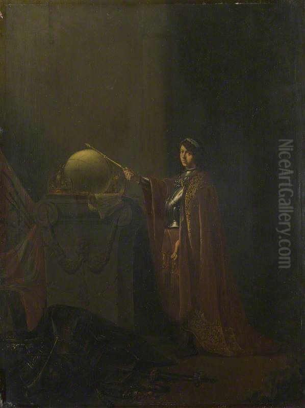 An Allegorical Subject (The Just Ruler) Oil Painting by Willem De Poorter