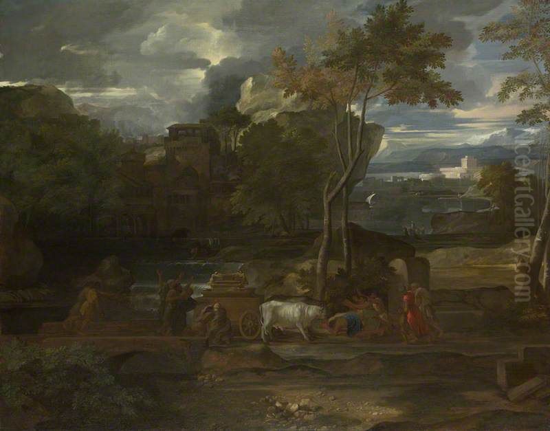 The Return of the Ark Oil Painting by Sebastien Bourdon