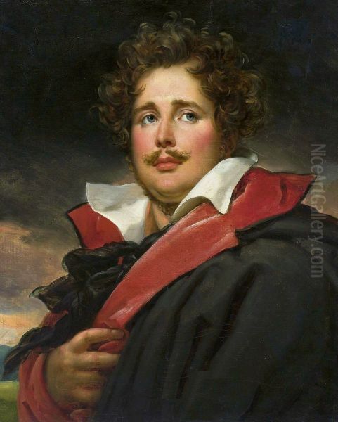 Portrait of Artur Potocki (1787-1832) Oil Painting by Francois Gerard