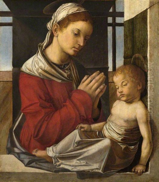 The Virgin and Child Oil Painting by Bartolomeo Montagna