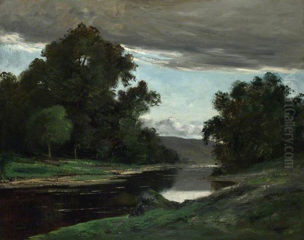 Landscape Oil Painting by Gustave Courbet