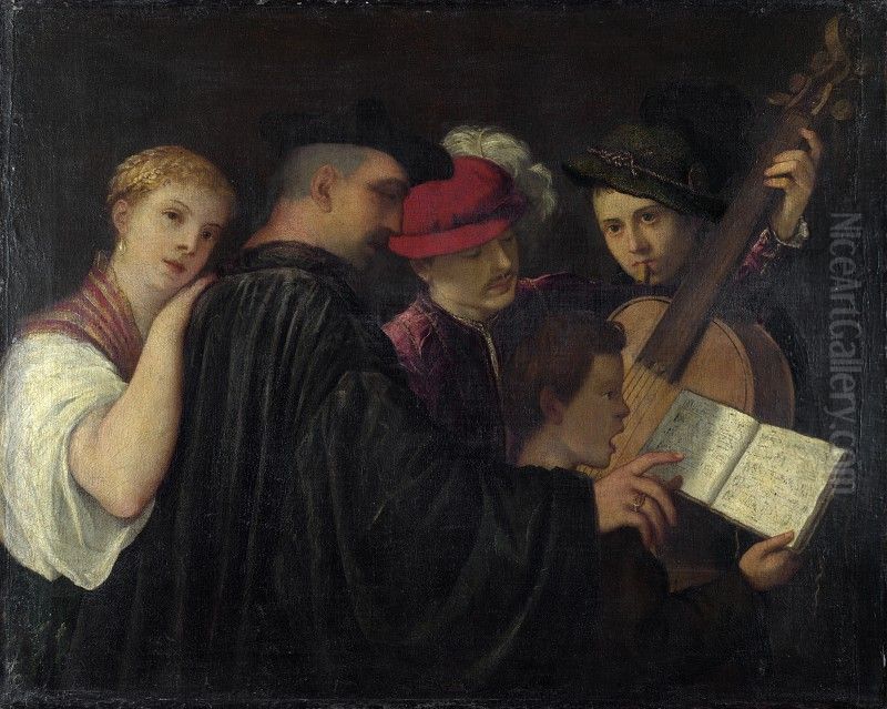 A Concert Oil Painting by Titian
