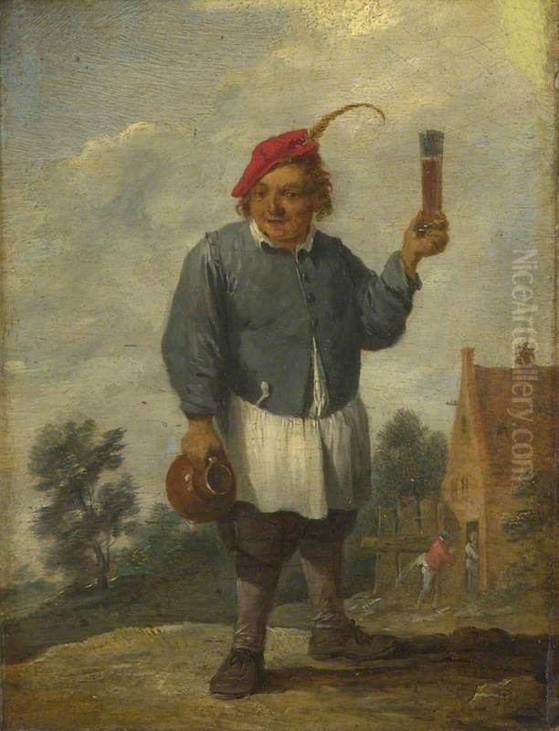 Personification of Autumn (?) Oil Painting by David Teniers the Younger