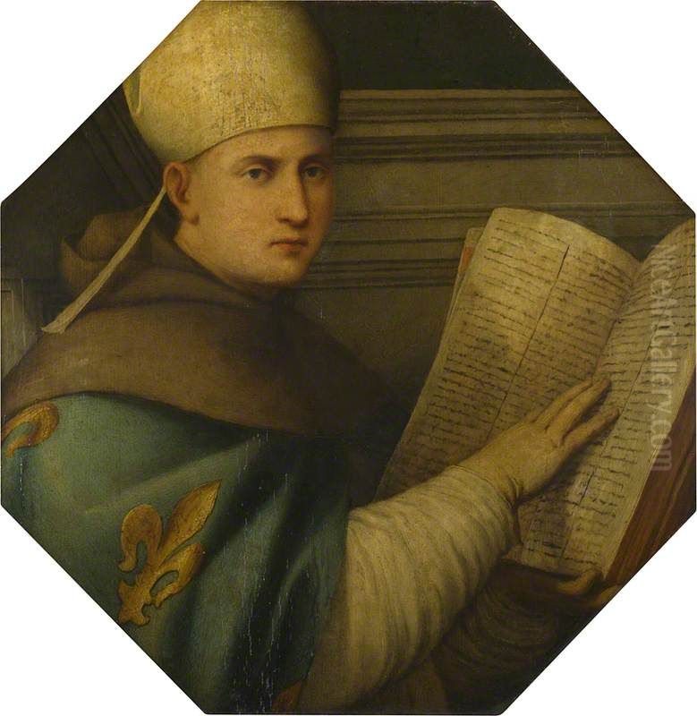 Saint Louis of Toulouse Oil Painting by Il Pordenone
