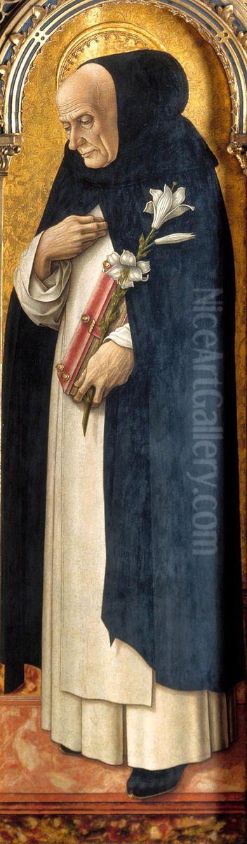 Saint Dominic Oil Painting by Carlo Crivelli