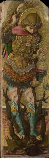 Saint Michael Oil Painting by Carlo Crivelli