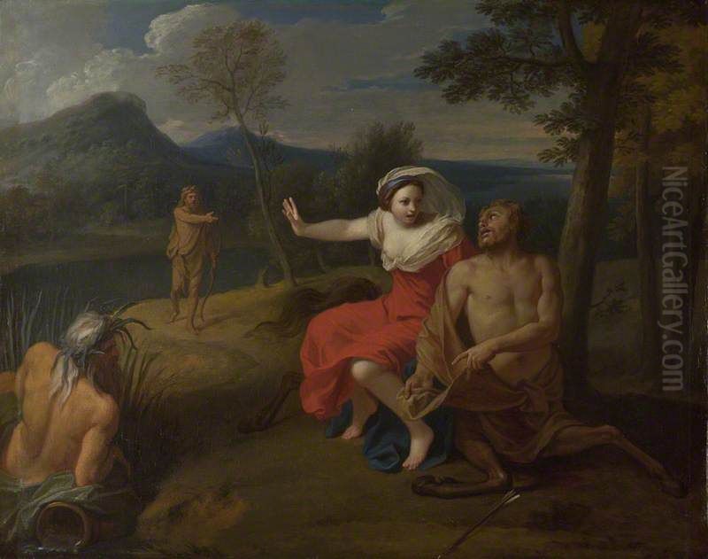 Nessus and Dejanira Oil Painting by Louis De Boullogne