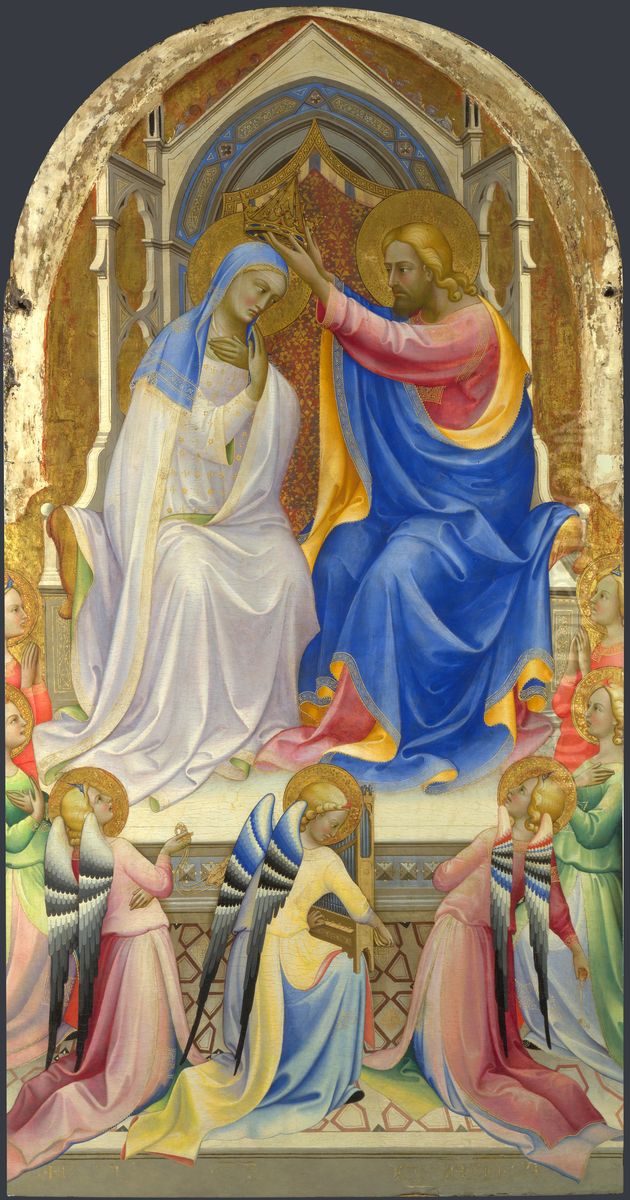 The Coronation of the Virgin Oil Painting by Lorenzo Monaco