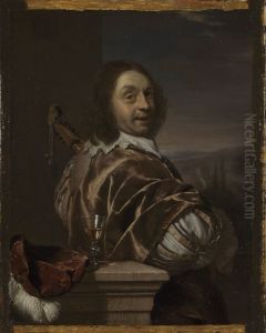 Self Portrait of the Artist, with a Cittern