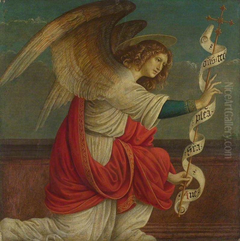 The Angel Gabriel Oil Painting by Gaudenzio Ferrari