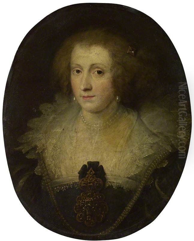 Portrait of a Woman Oil Painting by Sir Anthony Van Dyck