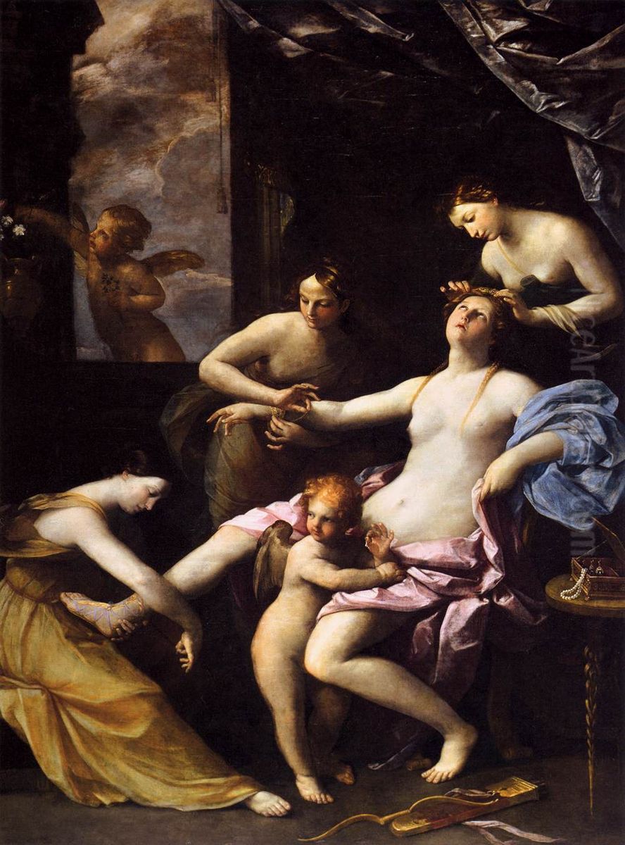 The Toilet of Venus Oil Painting by Guido Reni