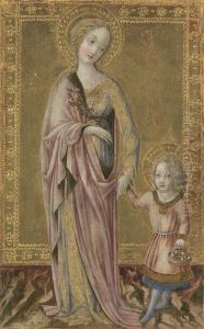 Saint Dorothy and the Infant Christ