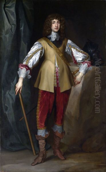 Portrait ofPrince Rupert, Count Palatine(1619-1682) Oil Painting by Sir Anthony Van Dyck