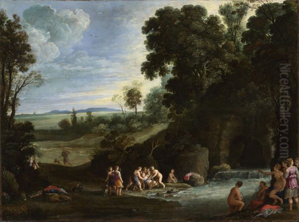 Diana and Callisto Oil Painting by Paul Bril
