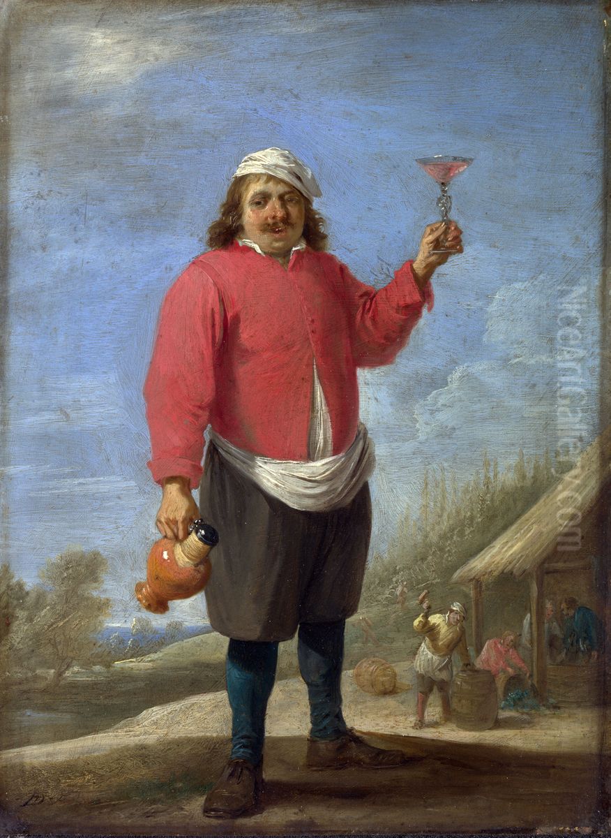 Autumn Oil Painting by David Teniers the Younger