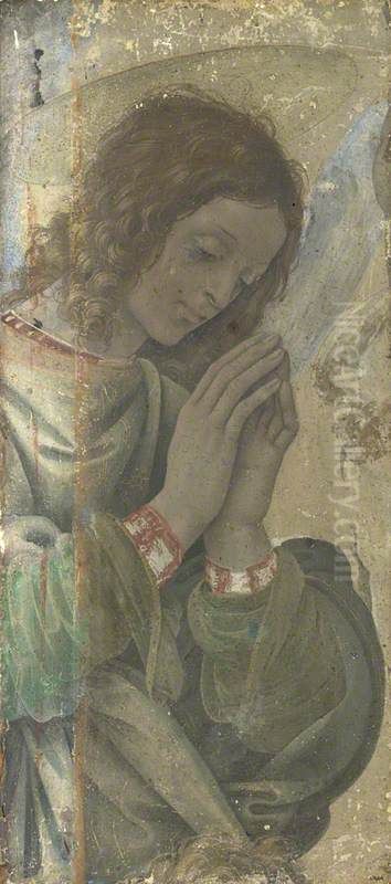 An Angel Adoring Oil Painting by Filippino Lippi