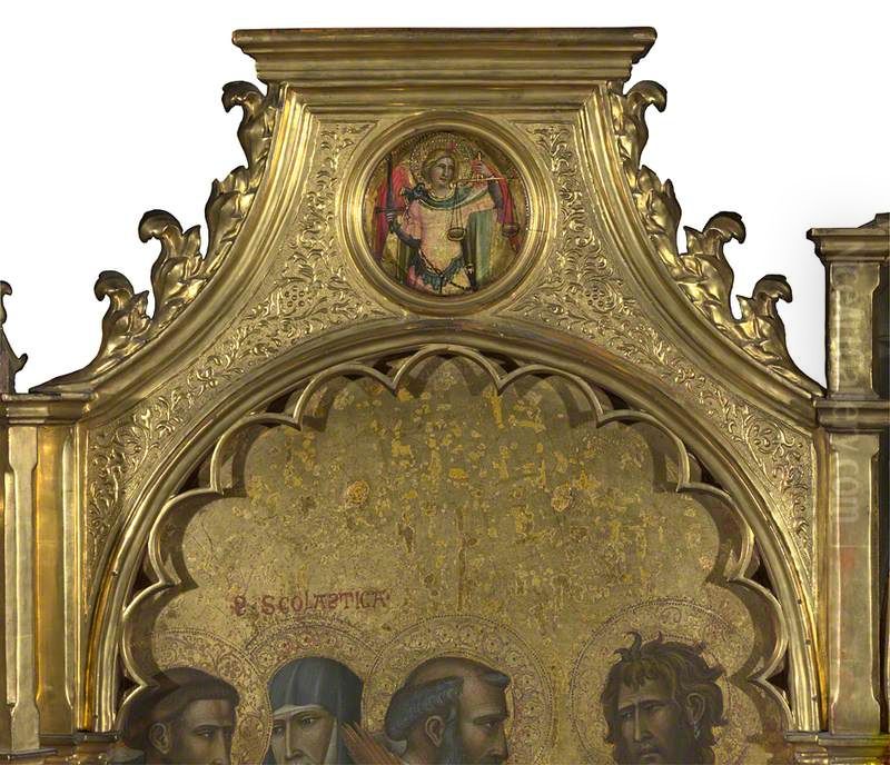 Roundel above Left Panel Oil Painting by Giovanni dal Ponte