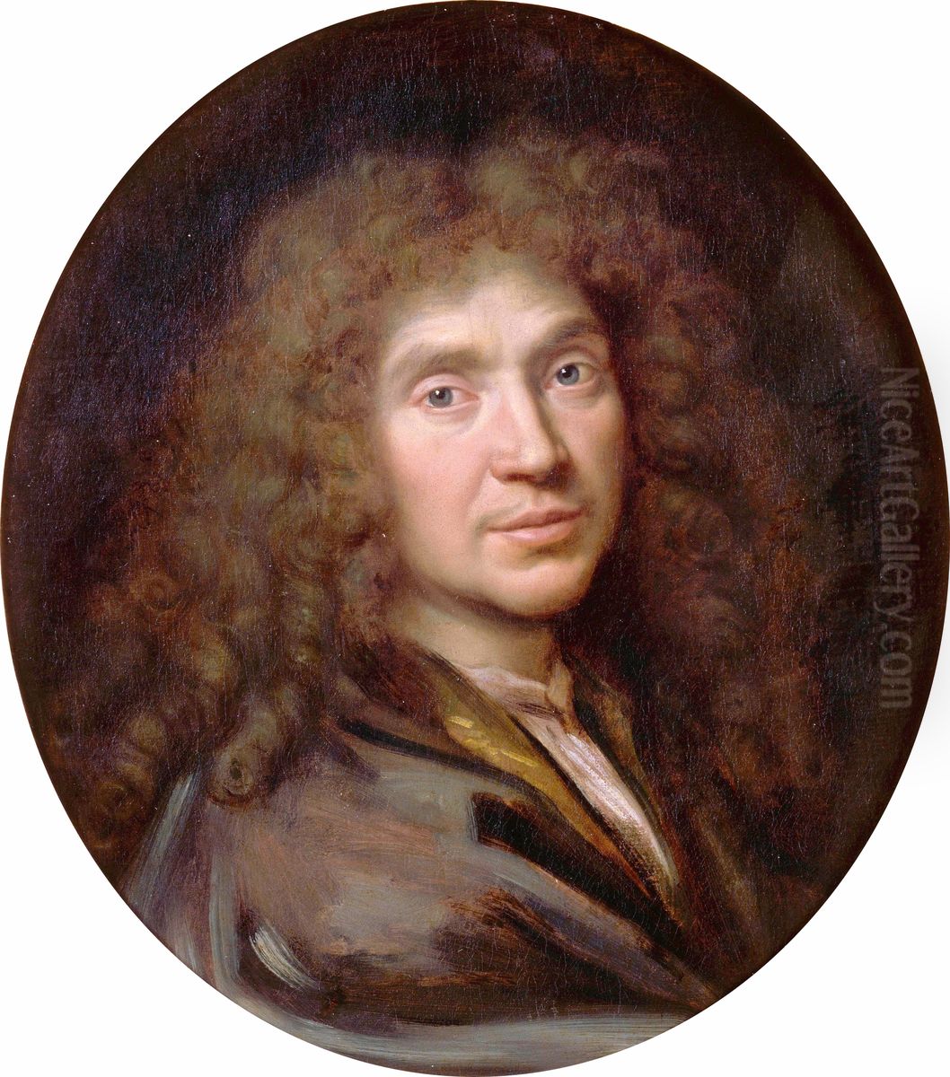 Moliere Oil Painting by Pierre Mignard I
