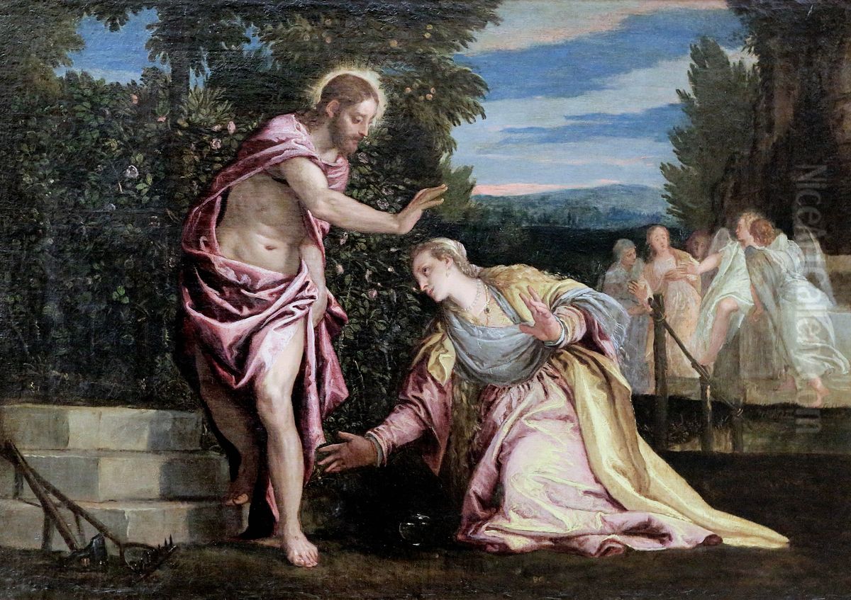 Noli me tangere Oil Painting by Paolo Veronese (Caliari)