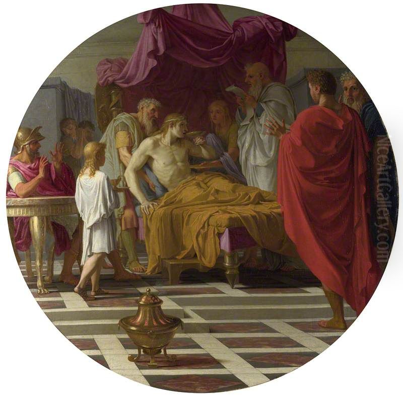 Alexander and his Doctor Oil Painting by Eustache Le Sueur