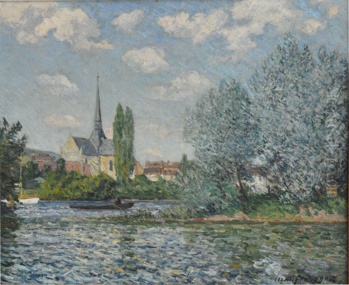 L'eglise duPetit-Andelys Oil Painting by Maxime Maufra