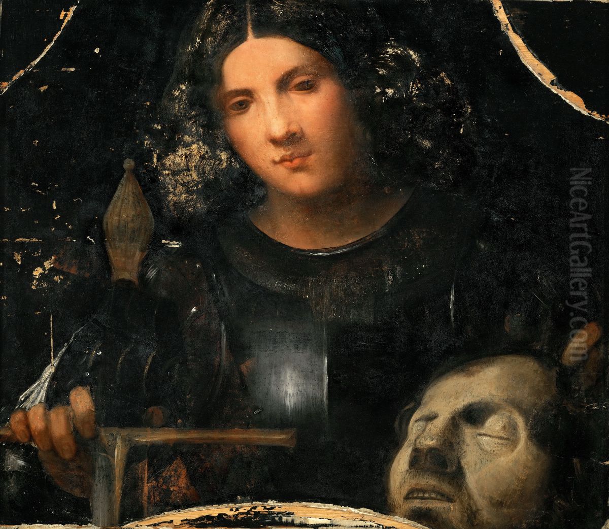 David with the Head of Goliath Oil Painting by Giorgione