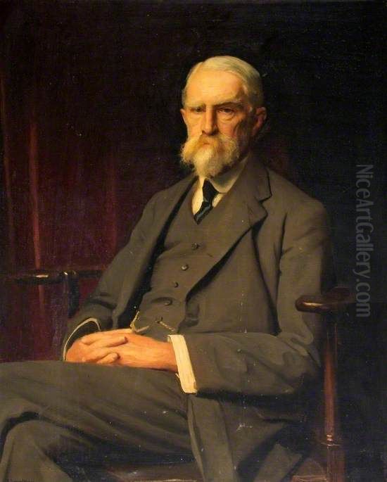 Rodolph Fane de Salis (1854-1931), Last Chairman of the Grand Junction Canal Company Oil Painting by George Spencer Watson