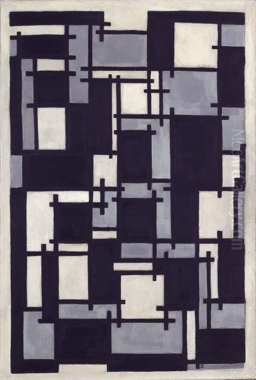 Composition X Oil Painting by Theo van Doesburg Composition X Oil Painting by Theo van Doesburg