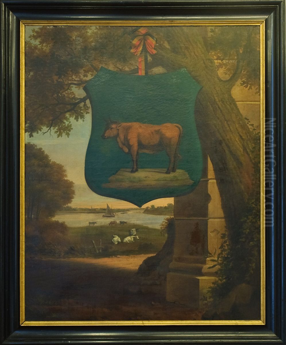 Het district Maasland Oil Painting by Quirinus van Amelsfoort