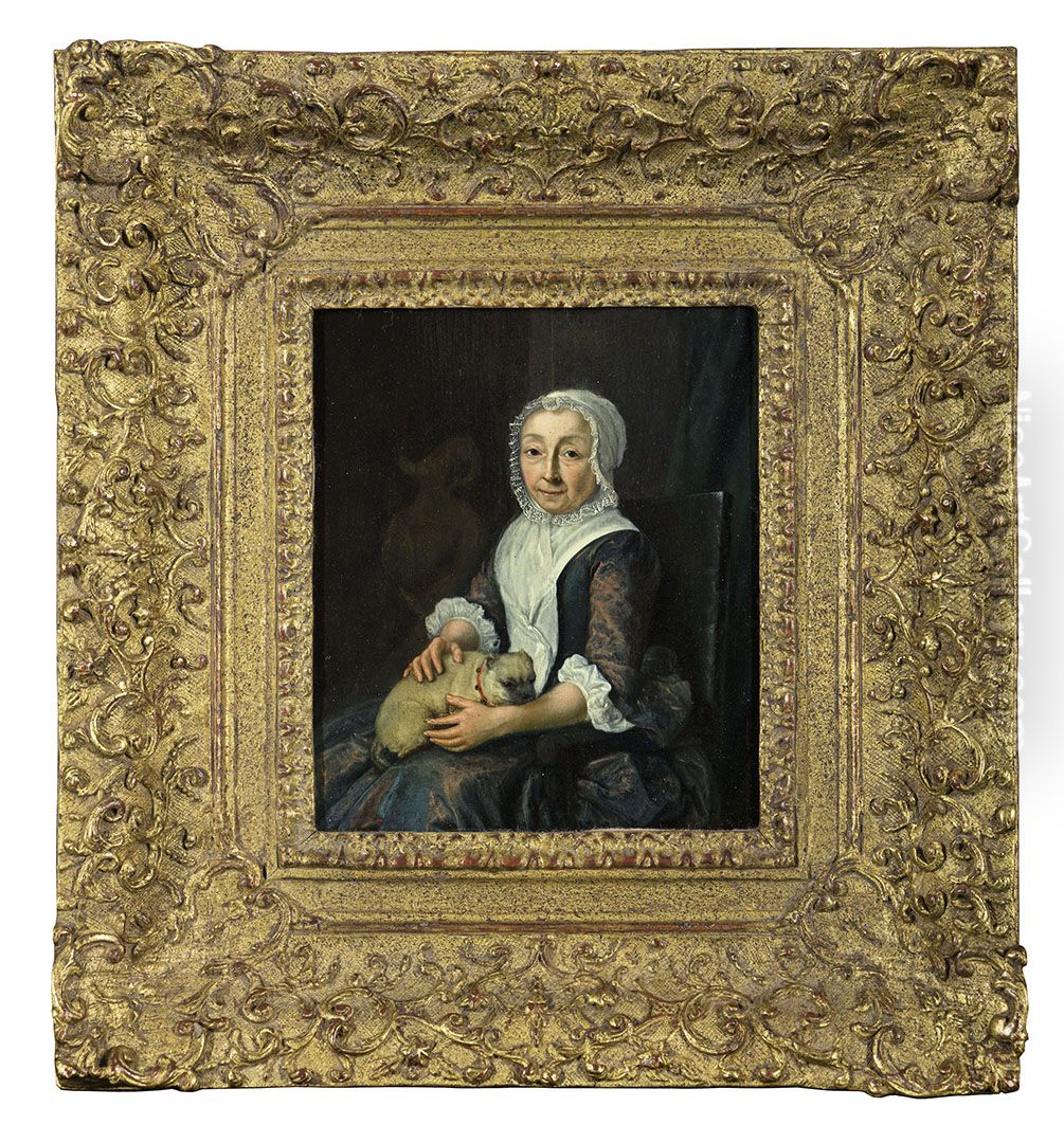 Johanna van Oyen, Oil Painting by Elisabeth Geertruida Wassenbergh