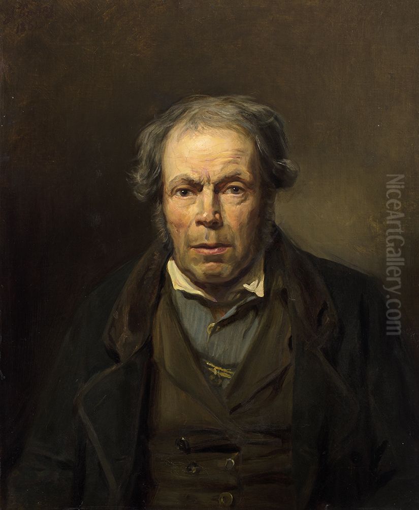Portrait of Roelof T. Oil Painting by Jan Ensing