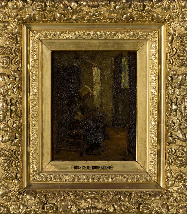 Old mother Oil Painting by Suze Robertson