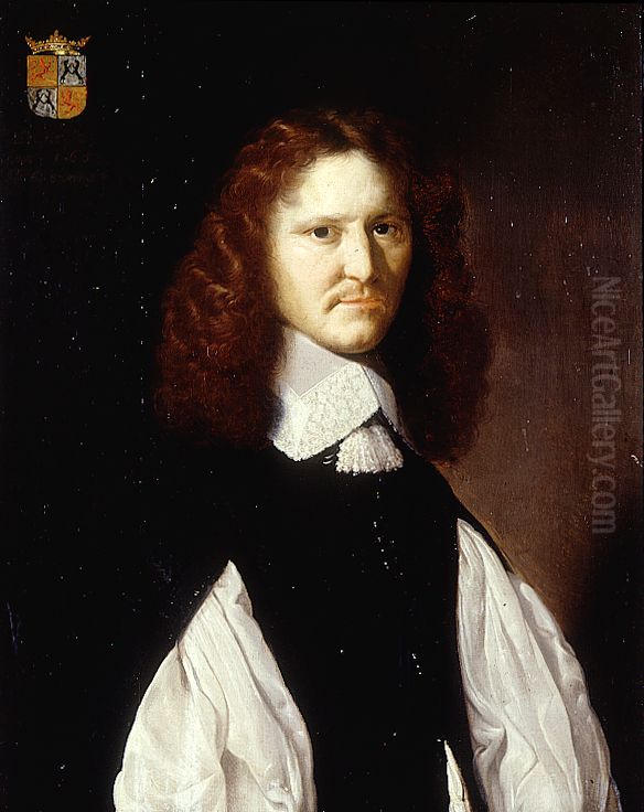 Portrait of Abel Coenders Lewe tot Asinga 1624-1663) Oil Painting by Jan de Stomme