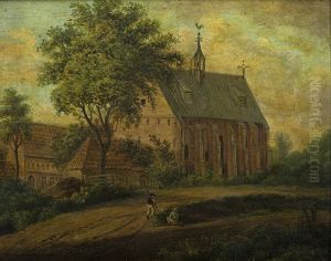 Gezicht op het Klooster van Ter Apel