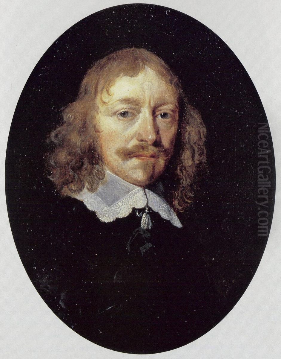Portrait of Adriaan Clant to Stedum Oil Painting by Gerard Ter Borch