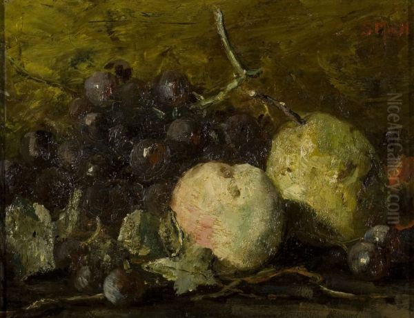 Vruchten, Oil Painting by Sina Mesdag-van Houten