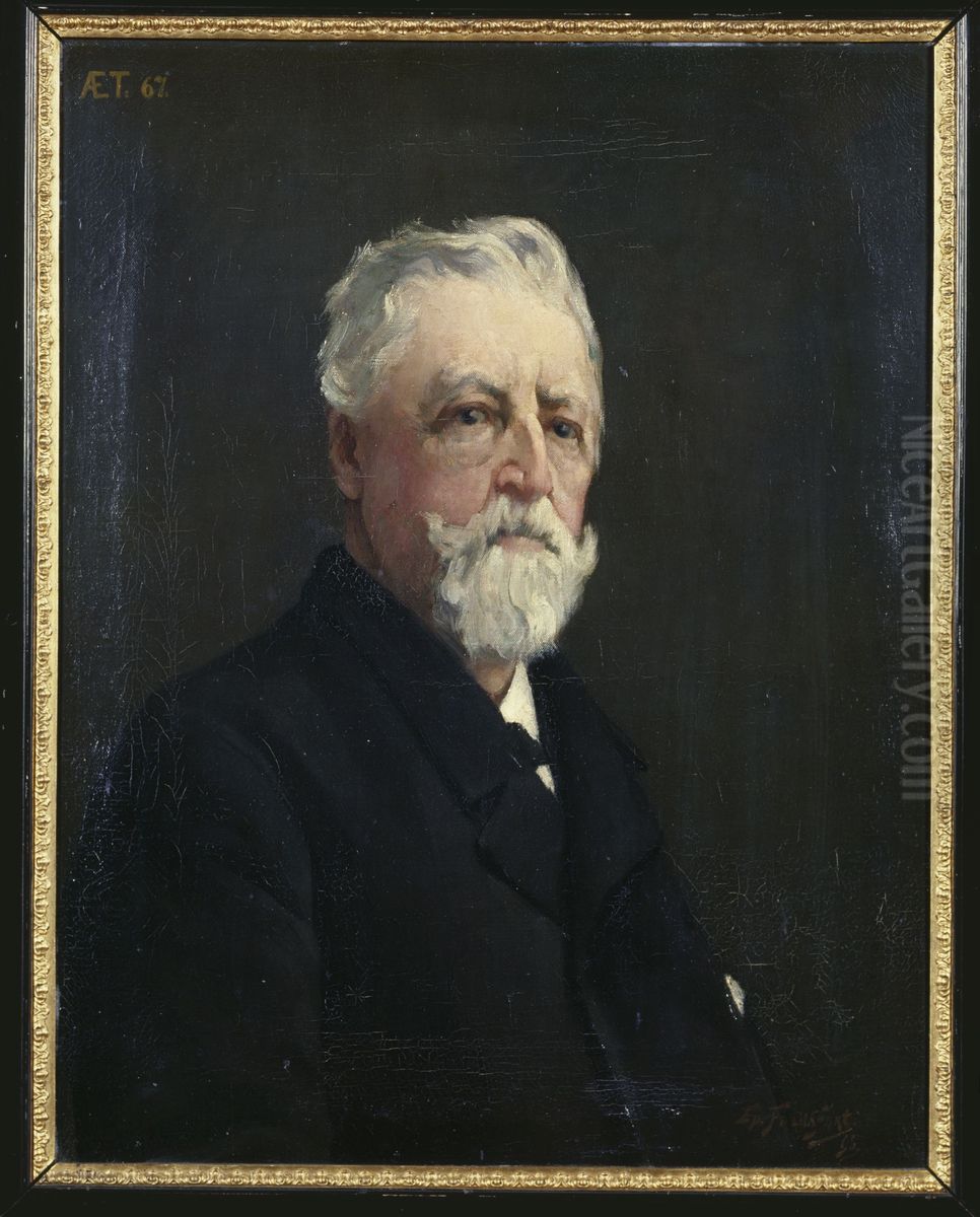 Jhr. Gerhard Alberda van Menkema, Oil Painting by Eduard Frankfort