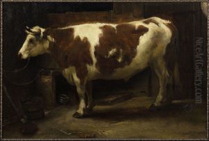 Cow in a stable